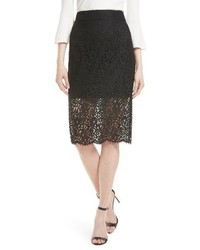 Milly Lace Classic Pencil Skirt