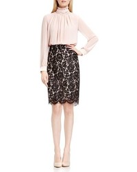 Vince Camuto Lace Pencil Skirt