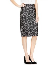 Vince Camuto Lace Pencil Skirt