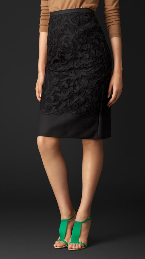 burberry pencil skirt