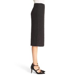 RED Valentino Macrame Lace Pencil Skirt
