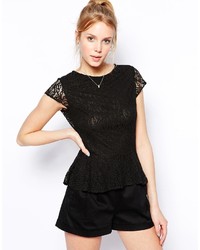 Sugarhill Boutique Lottie Lace Top With Cut Out Back
