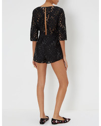 Alice McCall Black Lace Rumours Playsuit