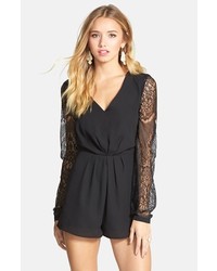 Hommage Lace Inset Romper