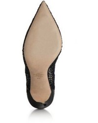 Valentino Lace Point Toe Pumps