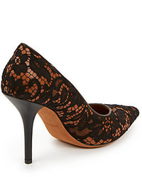 Givenchy Pamela Lace Covered Leather Pumps
