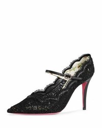 Gucci Virginia Lace Mary Jane Pump