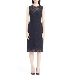 Dolce & Gabbana Dolcegabbana Lace Sheath Dress Size 6 Us 40 It Black