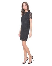 Juicy Couture Embellished Leopard Lace Shift Dress