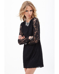 Forever 21 Floral Lace Shift Dress