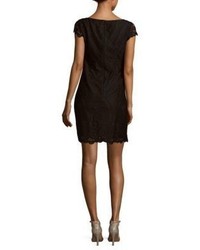 Saks Fifth Avenue BLACK Lace Shift Dress
