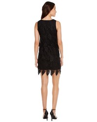 Adrianna Papell Victoriana Palm Lace Tiered Shift Dress Dress