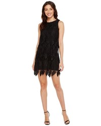 Adrianna Papell Victoriana Palm Lace Tiered Shift Dress Dress
