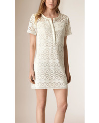 Burberry Cotton Lace Shirt Dress