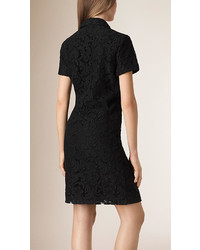 Burberry French Lace Shirt Dress