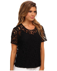 Vince Camuto Ss Lace Blouse W Cami