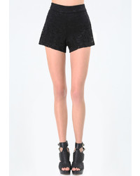 Bebe Dana Knit Lace Shorts