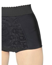 Dolce & Gabbana Lace On Techno Spandex Net Shorts