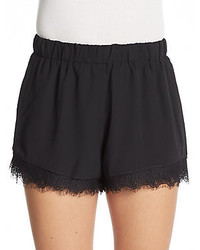 BCBGeneration Lace Trimmed Shorts