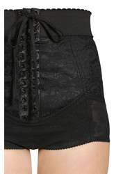Dolce & Gabbana Lace Up Chantilly Lace Shorts