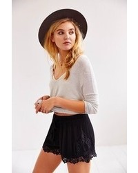 Urban Outfitters Pins And Needles Chemical Lace Pull On Short