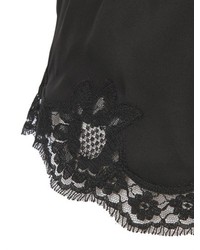 Dolce & Gabbana Silk Crepe De Chine Lace Shorts