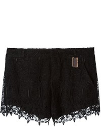 Thomas Wylde Floral Lace Shorts