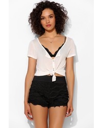 Urban Outfitters Pins And Needles Tiered Lace Short