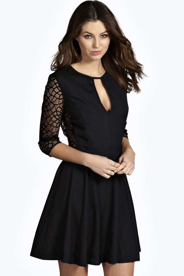 molly lace skater dress