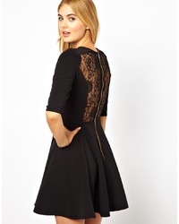 Closet Skater Dress With Lace Back