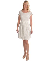 Isabella Collection Isabella Chetta B Fit And Flare Floral Lace Dress