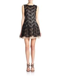 Nha Khanh Lace Fit Flare Dress