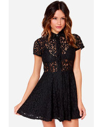 Pirouette Proper Black Lace Dress