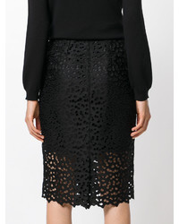 Moschino Boutique Lace Layered Skirt