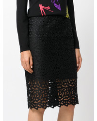 Moschino Boutique Lace Layered Skirt