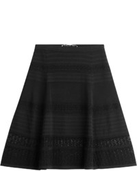 Diane von Furstenberg Flared Skirt With Lace Trim