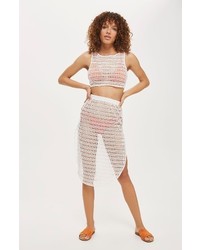 Topshop Lace Cover Up Skirt