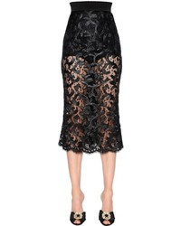 Dolce & Gabbana Lace Midi Skirt