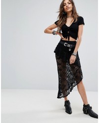 PrettyLittleThing Lace Skirt