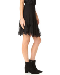 Rebecca Taylor Silk Lace Skirt