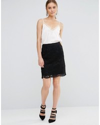 Yumi Uttam Boutique Lace Midi Skirt
