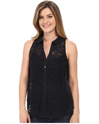 Roper 0352 All Over Lace Sleeveless Blouse