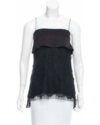 ADAM by Adam Lippes Adam Lippes Lace Accented Sleeveless Top