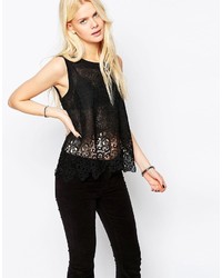 Japonica Japonica Lace Sleeveless Top
