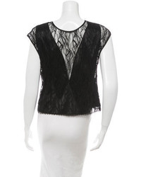 L'Agence Lace Sleeveless Tops