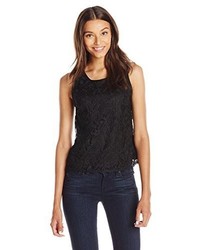 Lark Ro Sleeveless Structured Lace Top