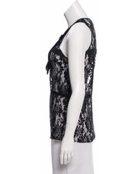 Joie Sleeveless Lace Top