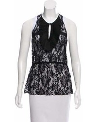 Joie Sleeveless Lace Top
