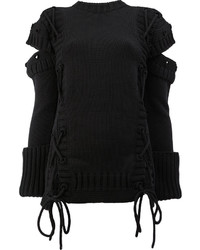 Alexander McQueen Lace Up Detail Sweater