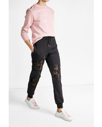 Moschino Cotton Sweatpants With Lace